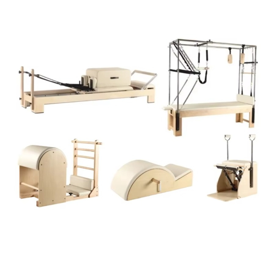 Yoga And Fitness Studio - 5 Pcs Yoga Pilates Set Wood