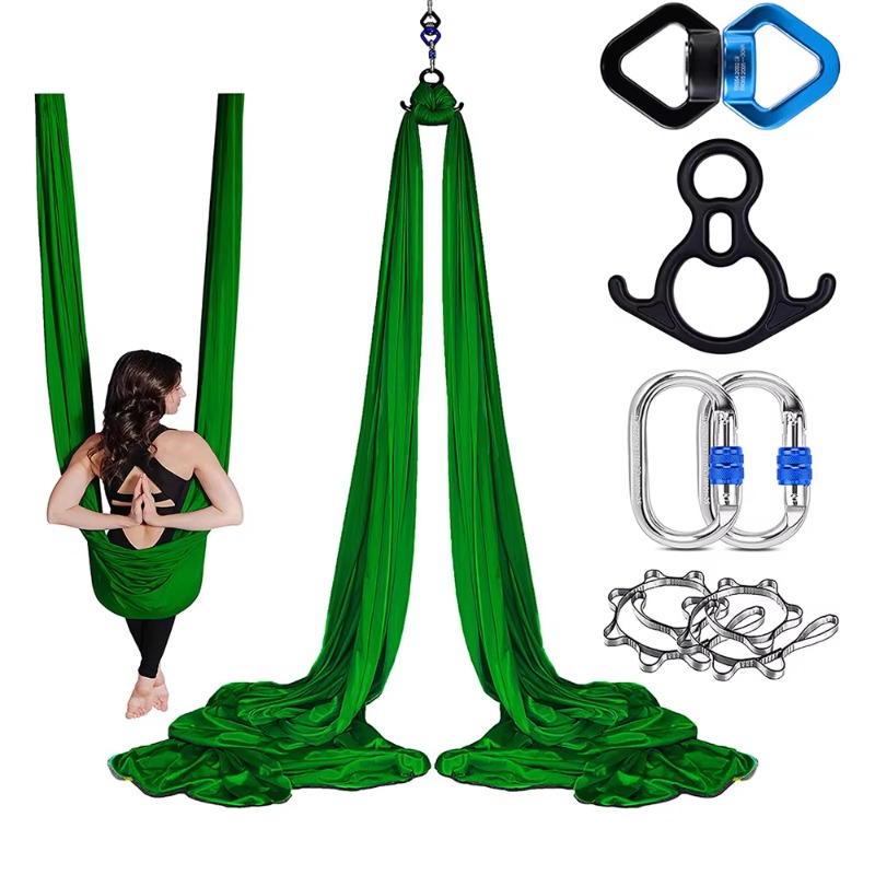 Yoga And Fitness Studio - Convenient Adjustable Aerial Swing Yoga Hammock