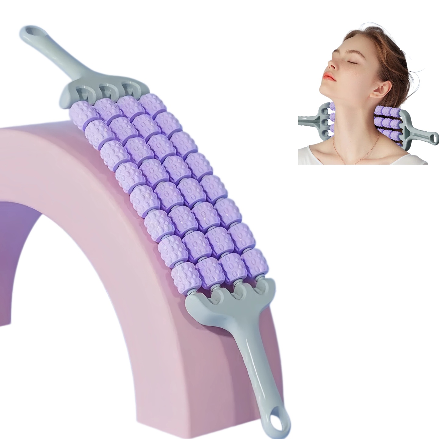 Yoga Fitness Roller - Yoga Massager Body Back Body Roller,