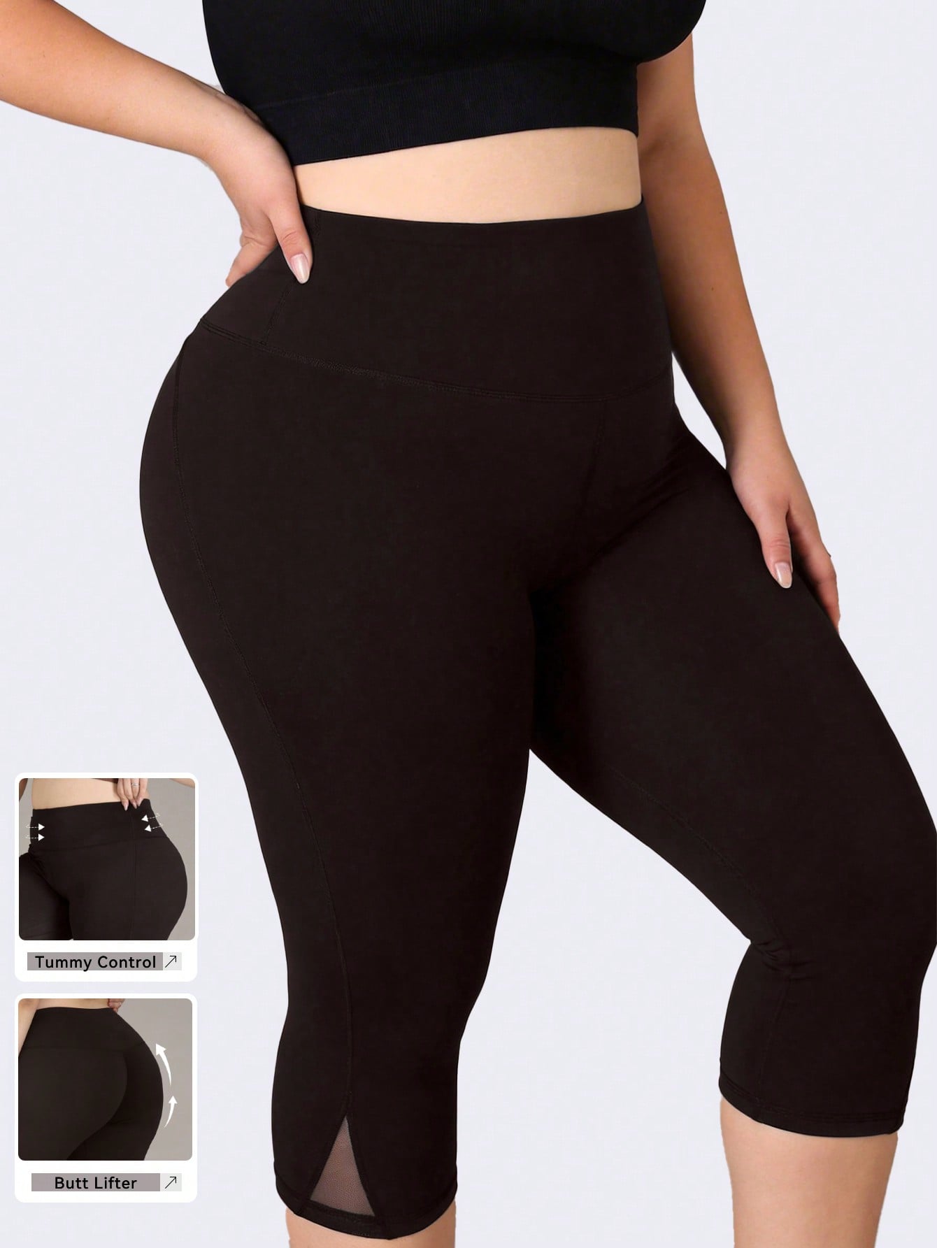 Yoga Fitness Pants - Plus Size Gym Leggings Women Mesh