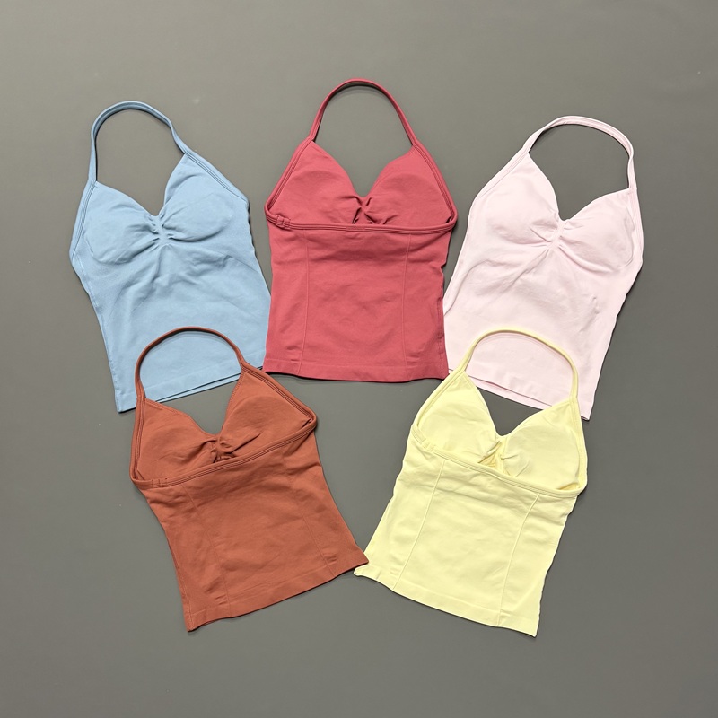 Gym Women Sports Tank Top Seam - đánh giá và giá Yoga Fitness Top