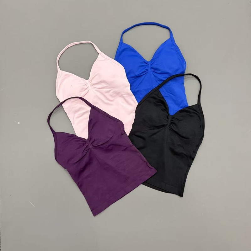 Gym Women Sports Tank Top Seam - đánh giá và giá Yoga Fitness Top