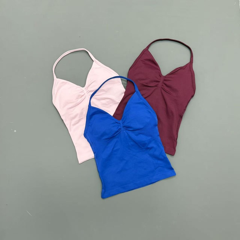 Gym Women Sports Tank Top Seam - đánh giá và giá Yoga Fitness Top