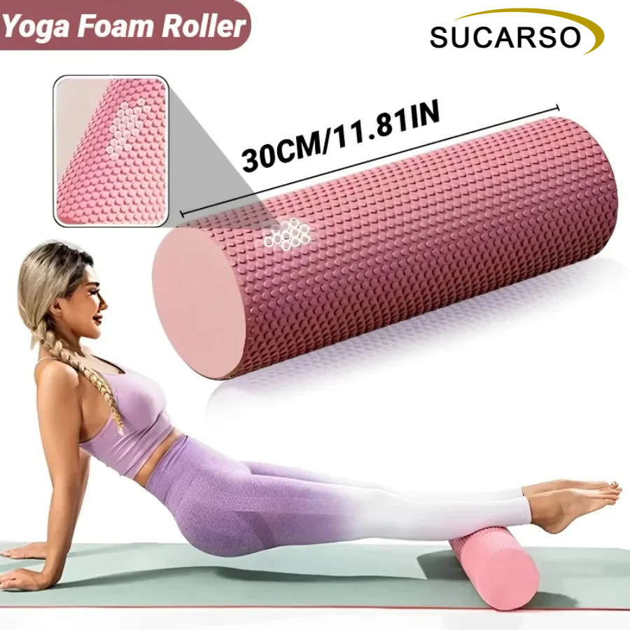 30x10cm EVA Textured Foam Roll - đánh giá và giá Yoga Fitness Roller
