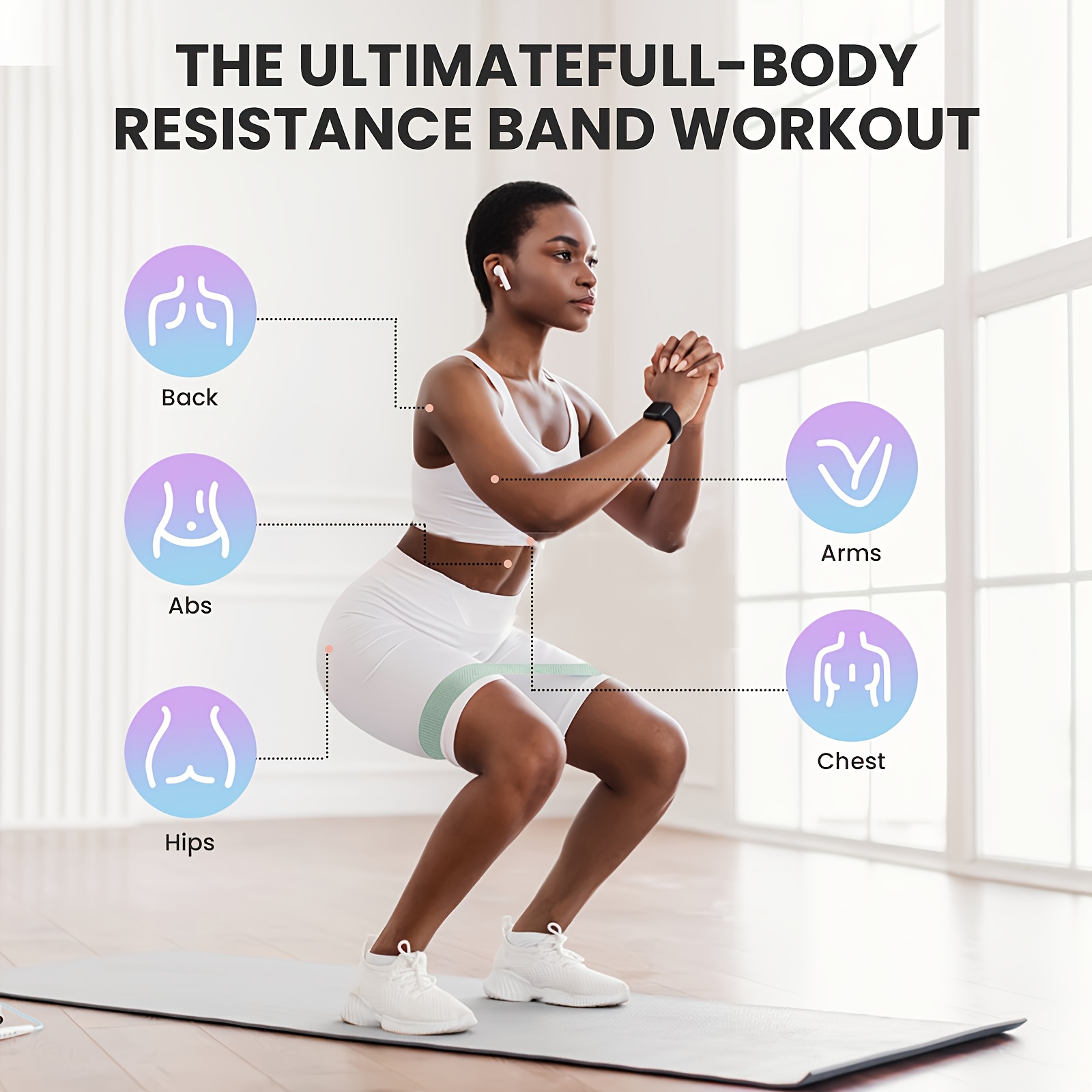 Fitness Resistance Bands with  - đánh giá và giá Yoga And Fitness Studio