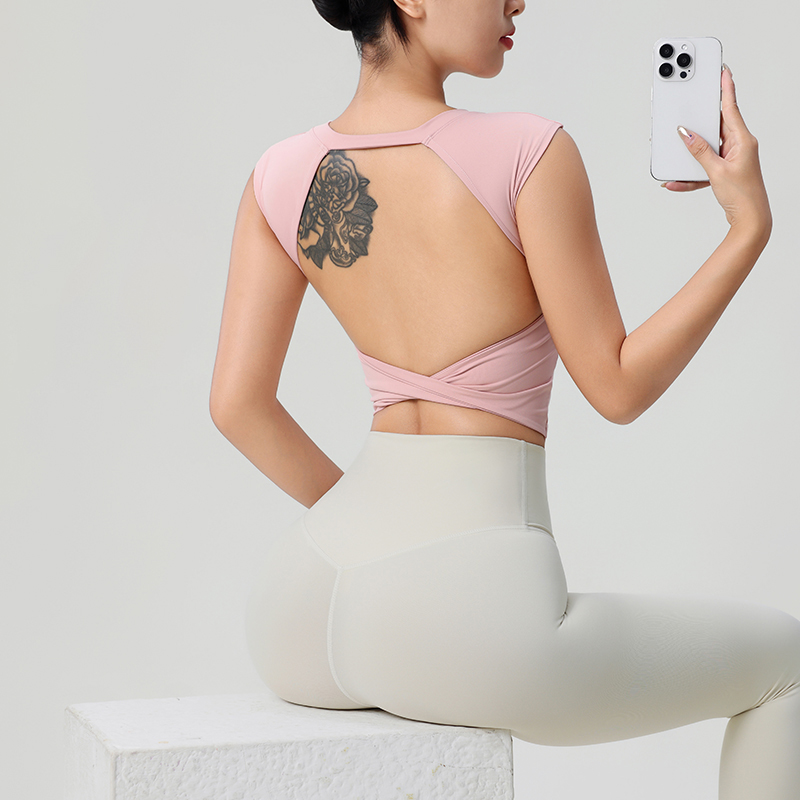 Women's Backless Fitness Cloth - đánh giá và giá Yoga Fitness Top