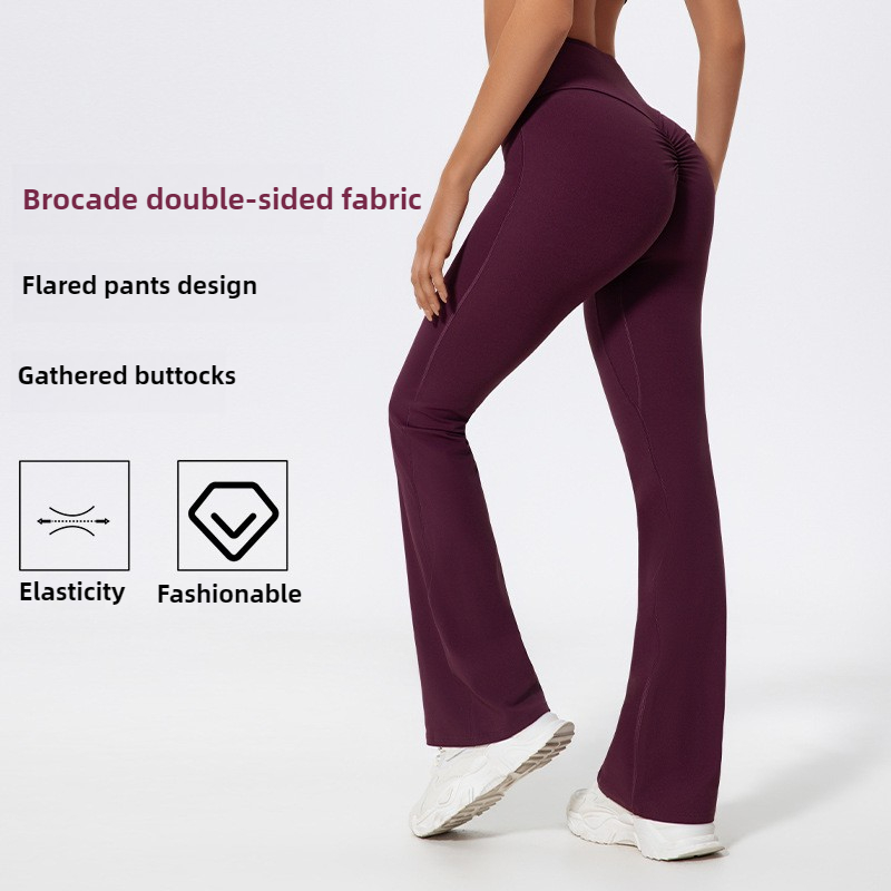 LezyanXR Wide Leg Tight Nude H - đánh giá và giá Yoga Fitness Pants