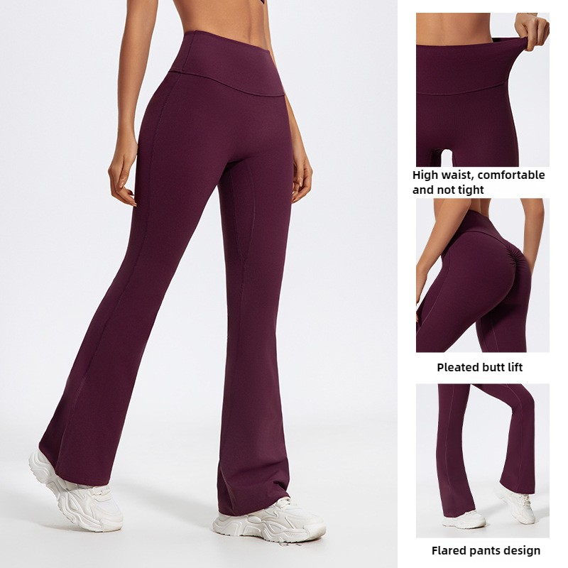 LezyanXR Wide Leg Tight Nude H - đánh giá và giá Yoga Fitness Pants