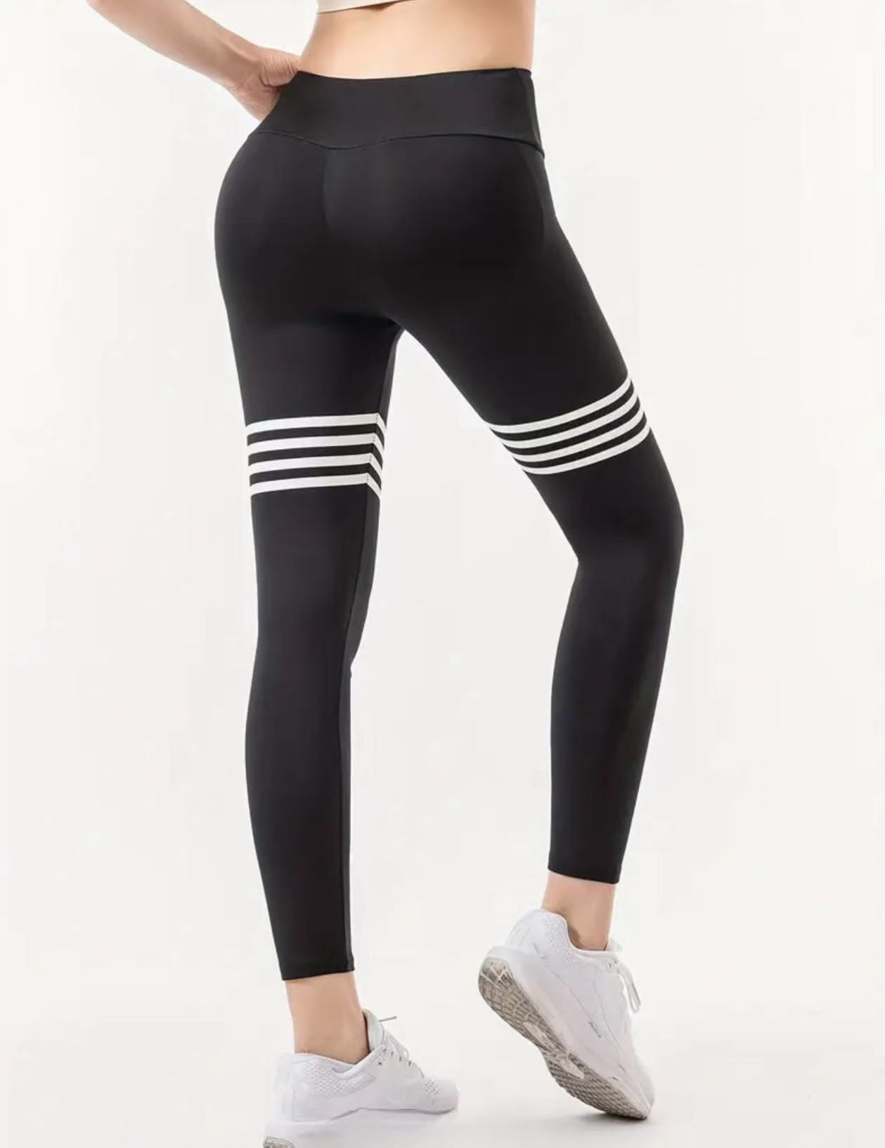 Letter Pattern High-Waisted Yo - đánh giá và giá Yoga Fitness Pants