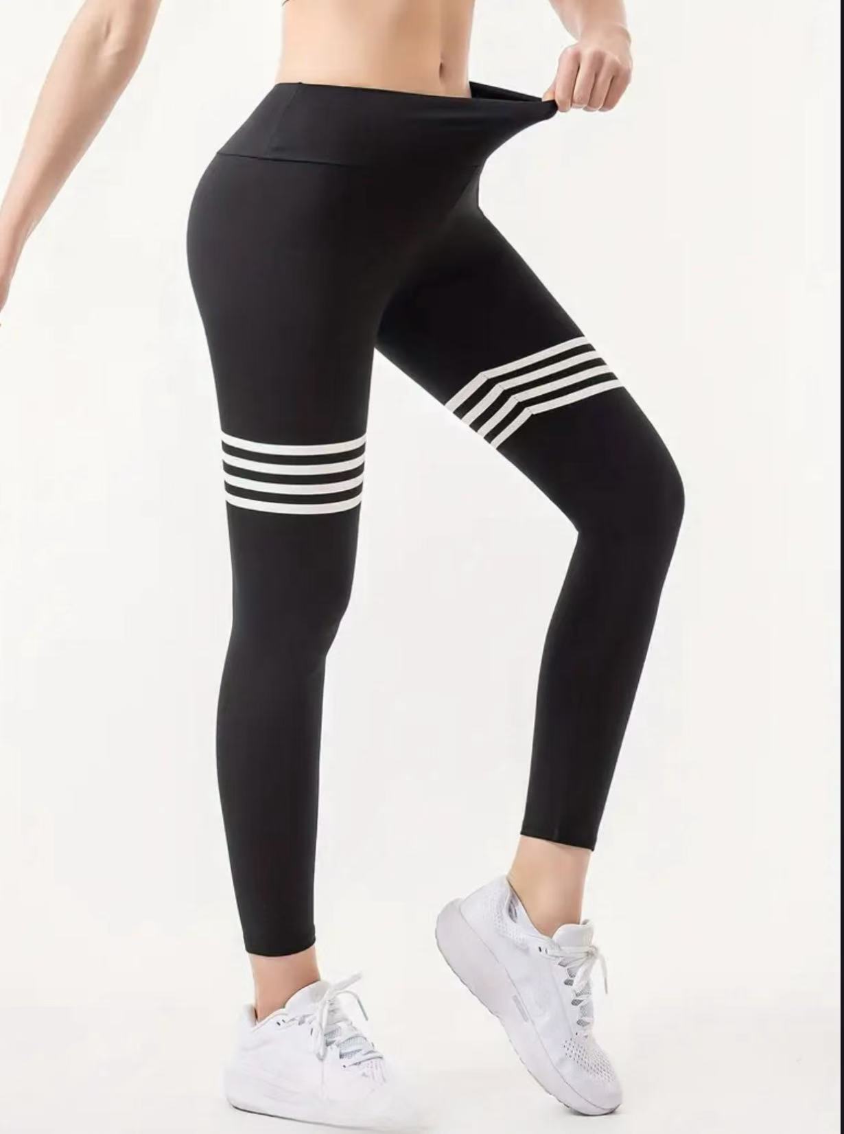Letter Pattern High-Waisted Yo - đánh giá và giá Yoga Fitness Pants