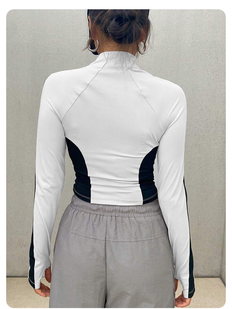 Yoga Clothes Stand Up Collar J - đánh giá và giá Yoga Fitness Top