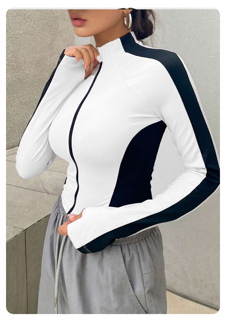 Yoga Clothes Stand Up Collar J - đánh giá và giá Yoga Fitness Top