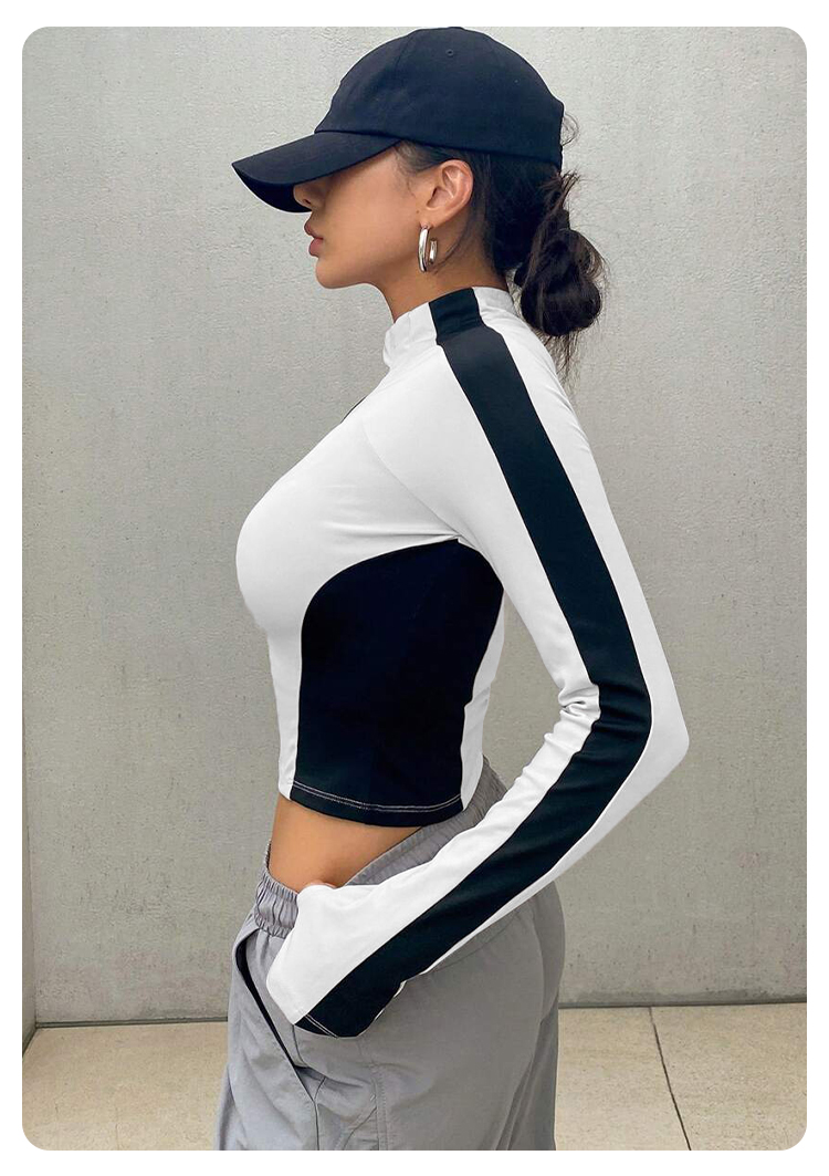Yoga Clothes Stand Up Collar J - đánh giá và giá Yoga Fitness Top