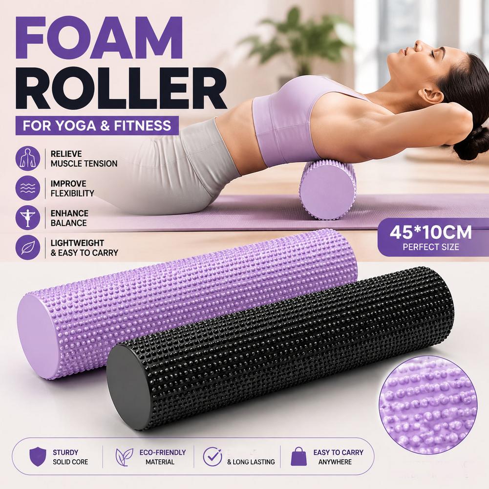EVA High Density Yoga Foam Rol - đánh giá và giá Yoga Fitness Roller