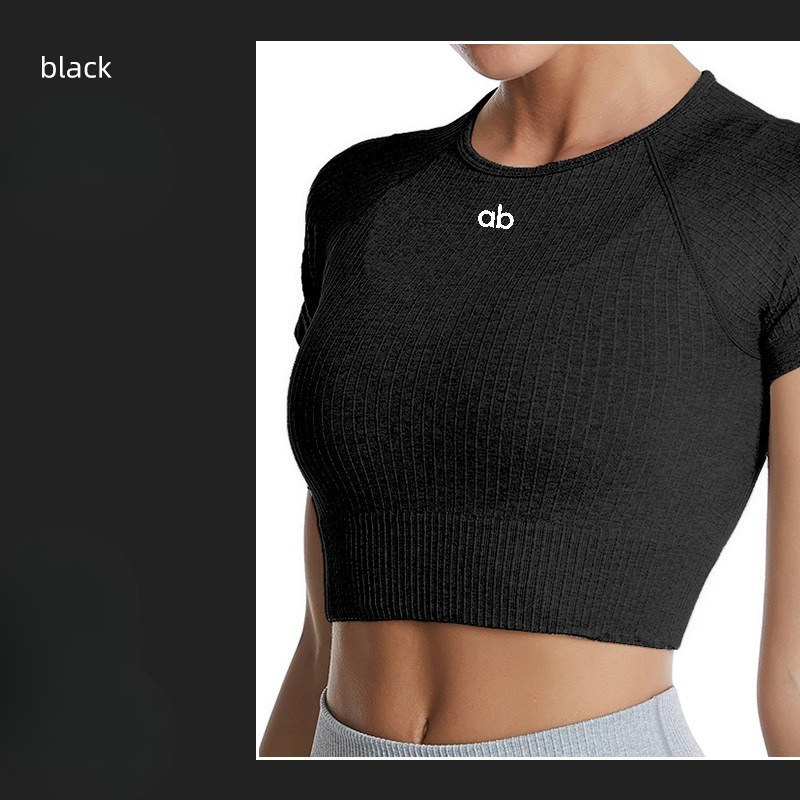 Women Ribbed Seamless Yoga Sho - đánh giá và giá Yoga Fitness Top