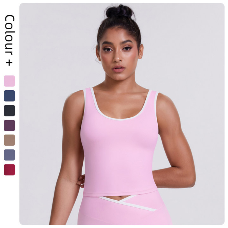 New Slim Breathable Yoga Vest  - đánh giá và giá Yoga Fitness Stretching
