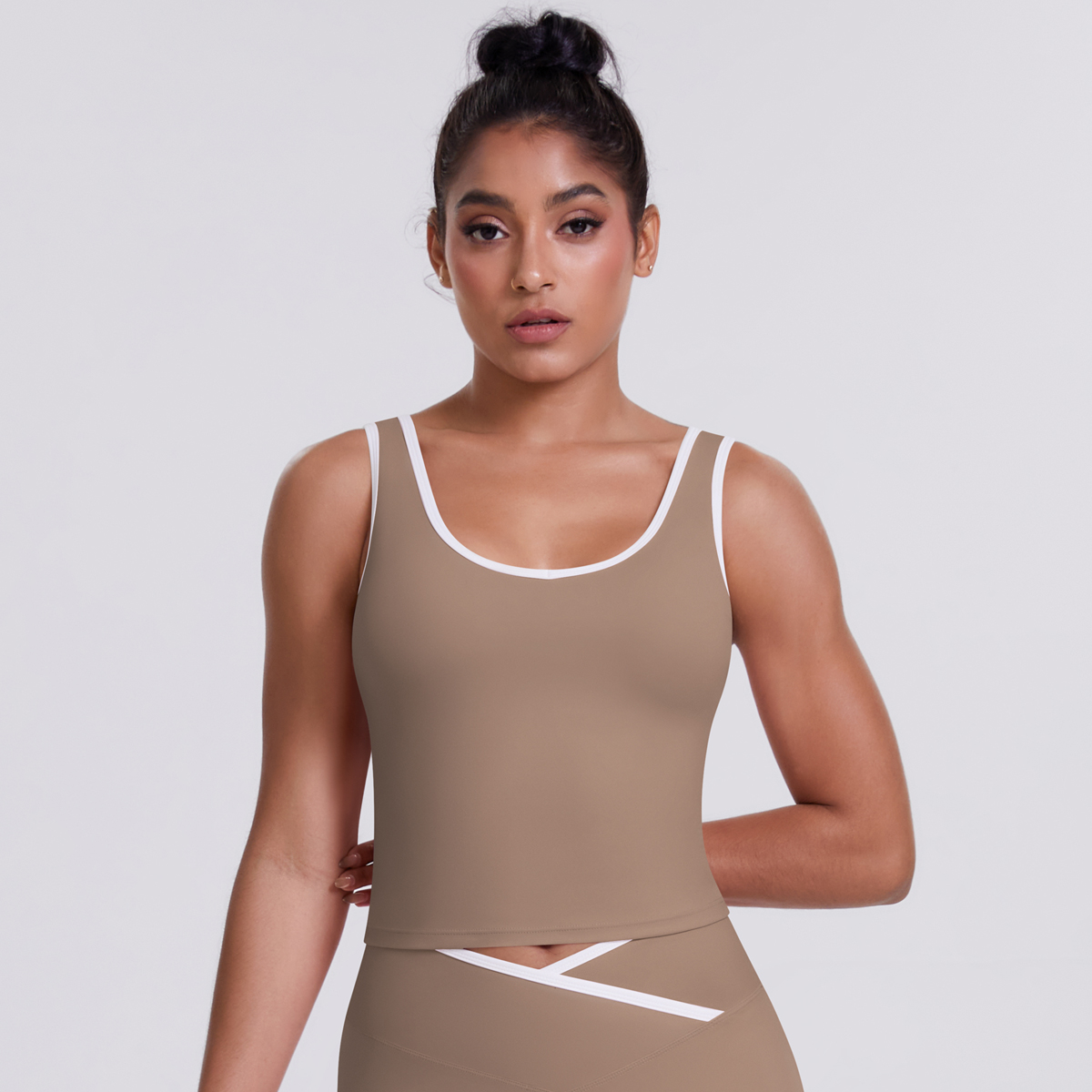 New Slim Breathable Yoga Vest  - đánh giá và giá Yoga Fitness Stretching