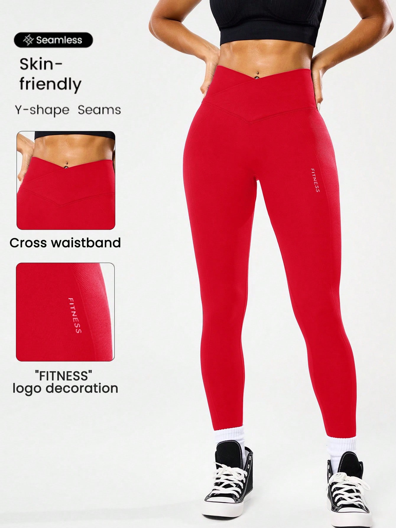 High-waisted seamless yoga leg - đánh giá và giá Yoga Fitness Pants