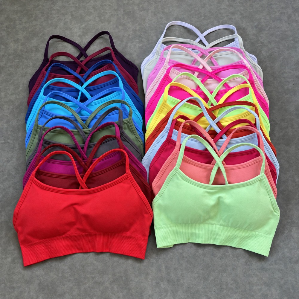 Padded Seamless Open Back Spor - đánh giá và giá Yoga Fitness Stretching