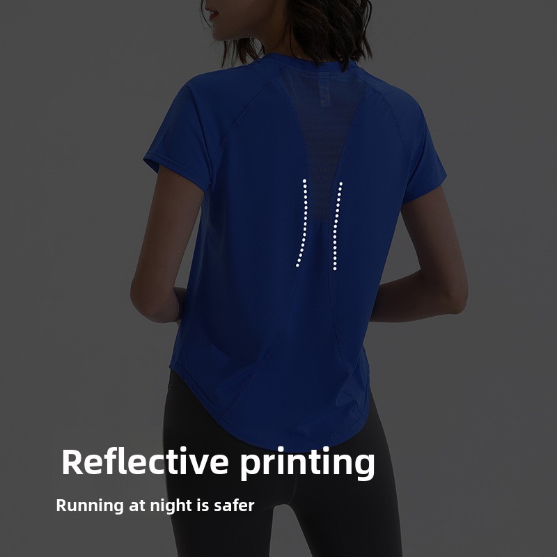 Summer Sports Short Sleeves Wo - đánh giá và giá Yoga Fitness Top