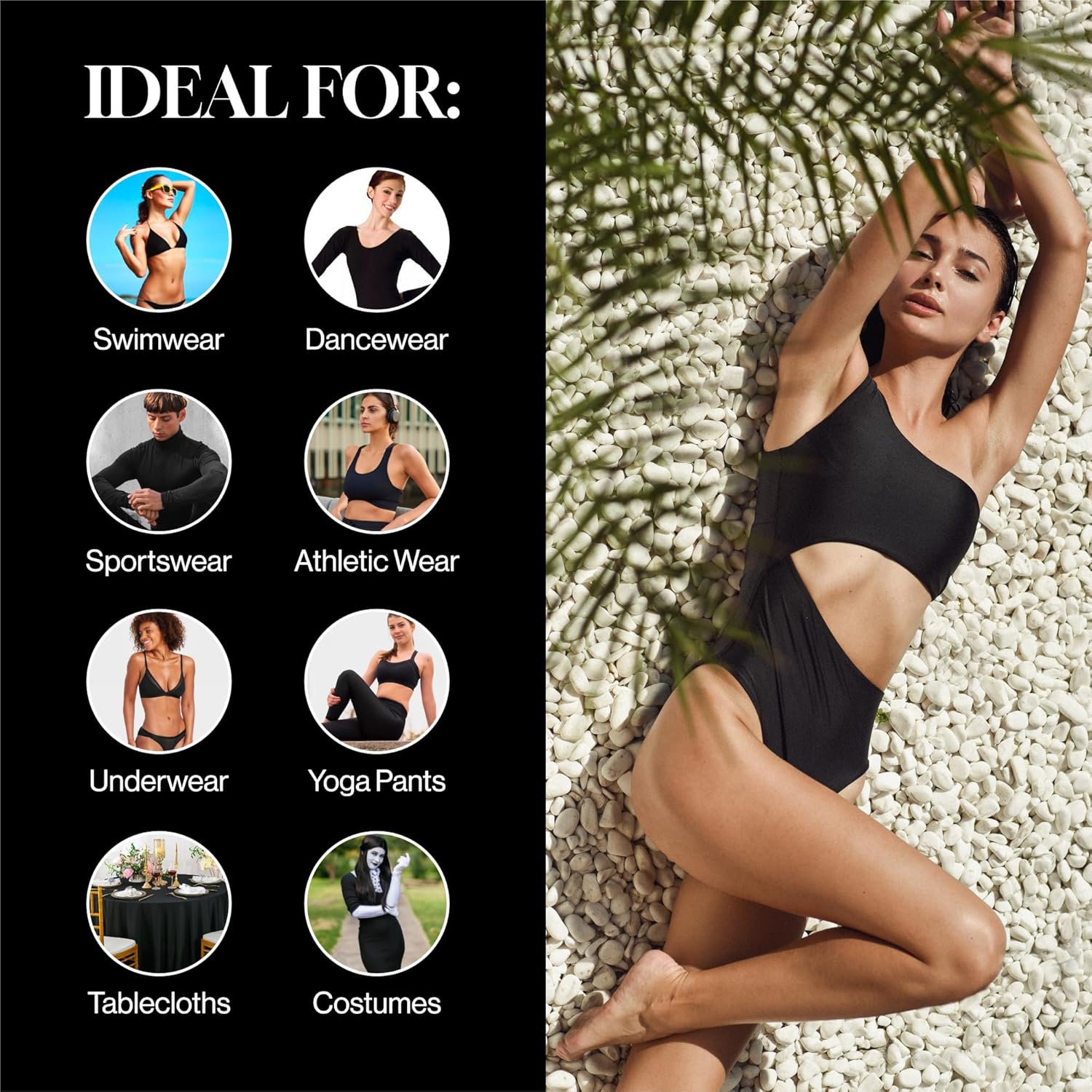 Spandex Fabric, 4 Way Stretch  - đánh giá và giá Yoga Fitness Top