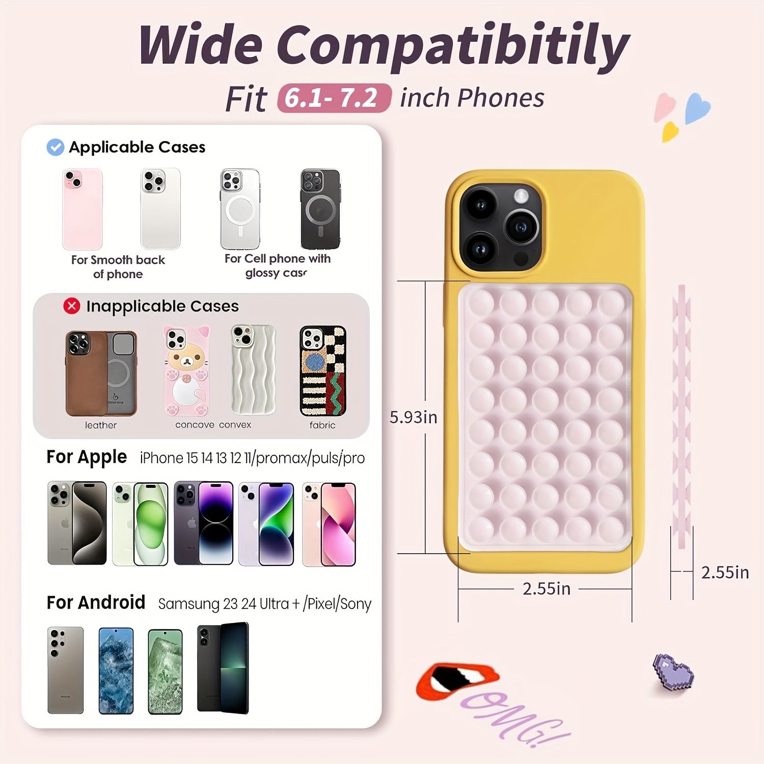 2pcs Double-Sided Silicone Suc - đánh giá và giá Yoga Fitness & Nutrition Llp